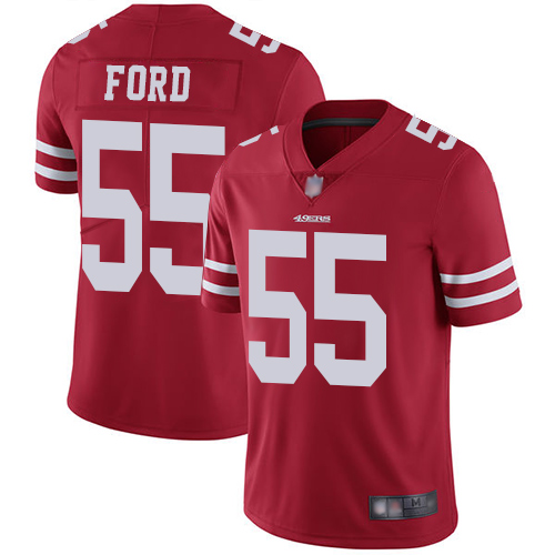 San Francisco 49ers Limited Red Men Dee Ford Home NFL Jersey 55 Vapor Untouchable